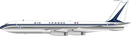 Boeing 707-328 Air France with stand